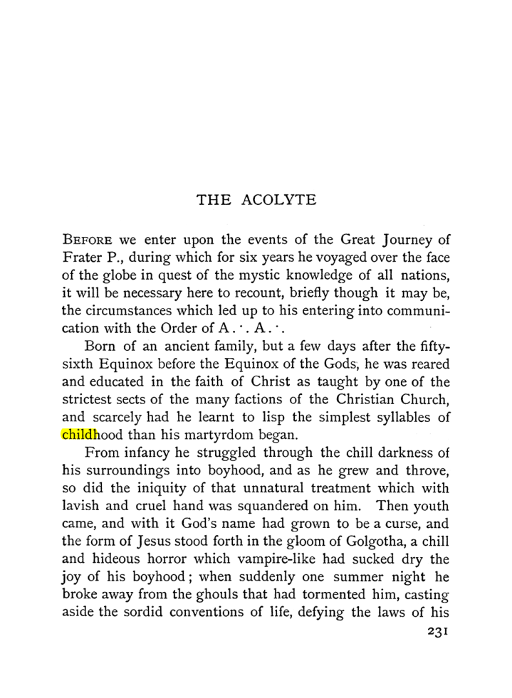 Original scan of The Equinox (Volume I, Number II), PDF page 239