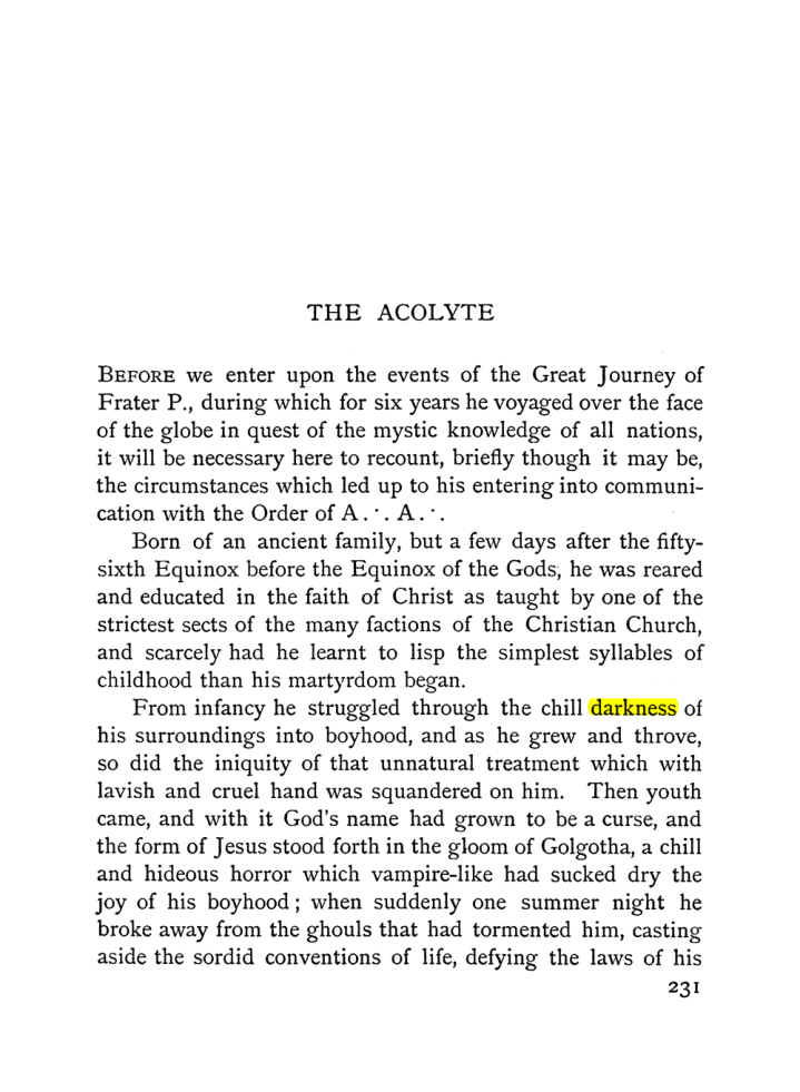 Original scan of The Equinox (Volume I, Number II), PDF page 239