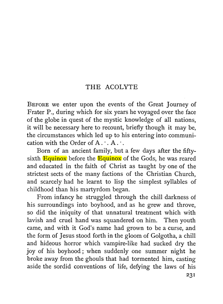 Original scan of The Equinox (Volume I, Number II), PDF page 239