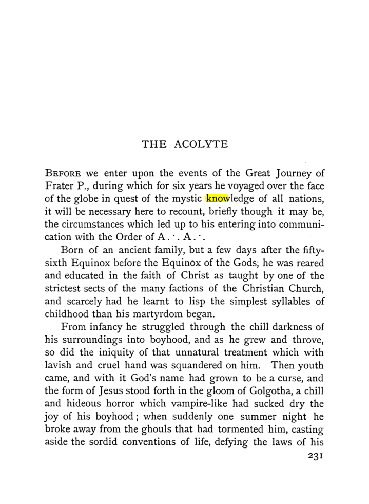 Original scan of The Equinox (Volume I, Number II), PDF page 239