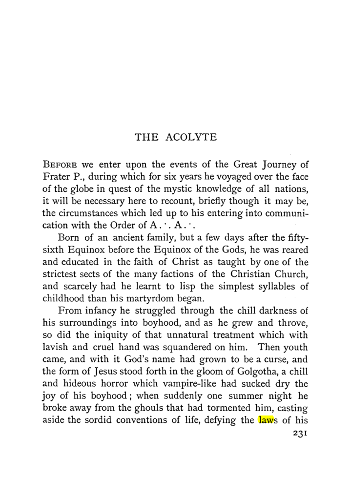 Original scan of The Equinox (Volume I, Number II), PDF page 239