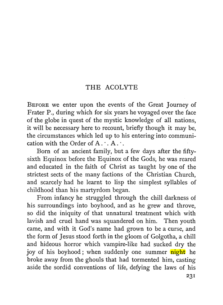 Original scan of The Equinox (Volume I, Number II), PDF page 239
