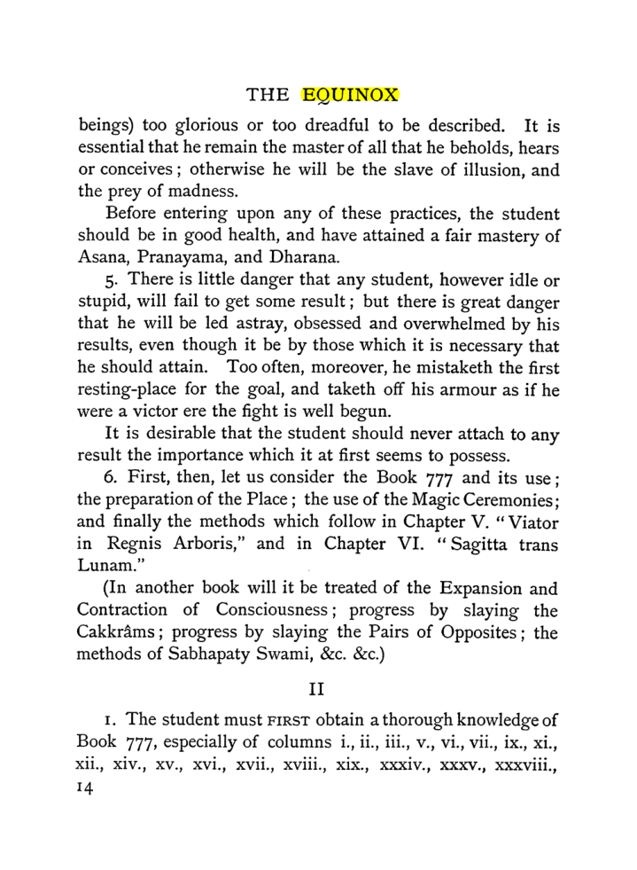 Original scan of The Equinox (Volume I, Number II), PDF page 24