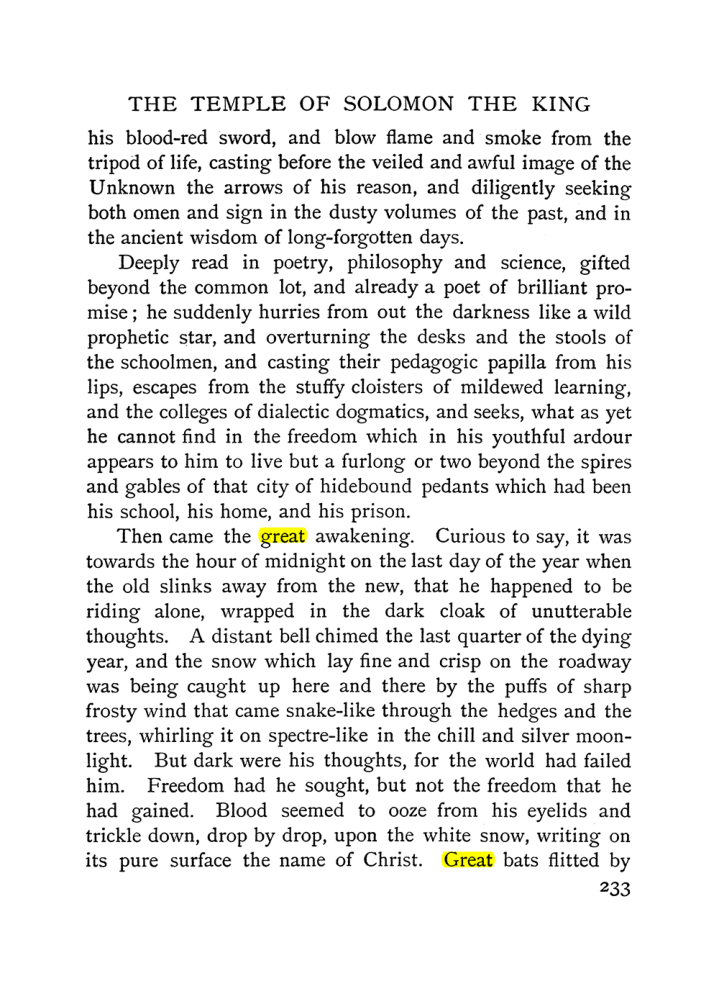 Original scan of The Equinox (Volume I, Number II), PDF page 241