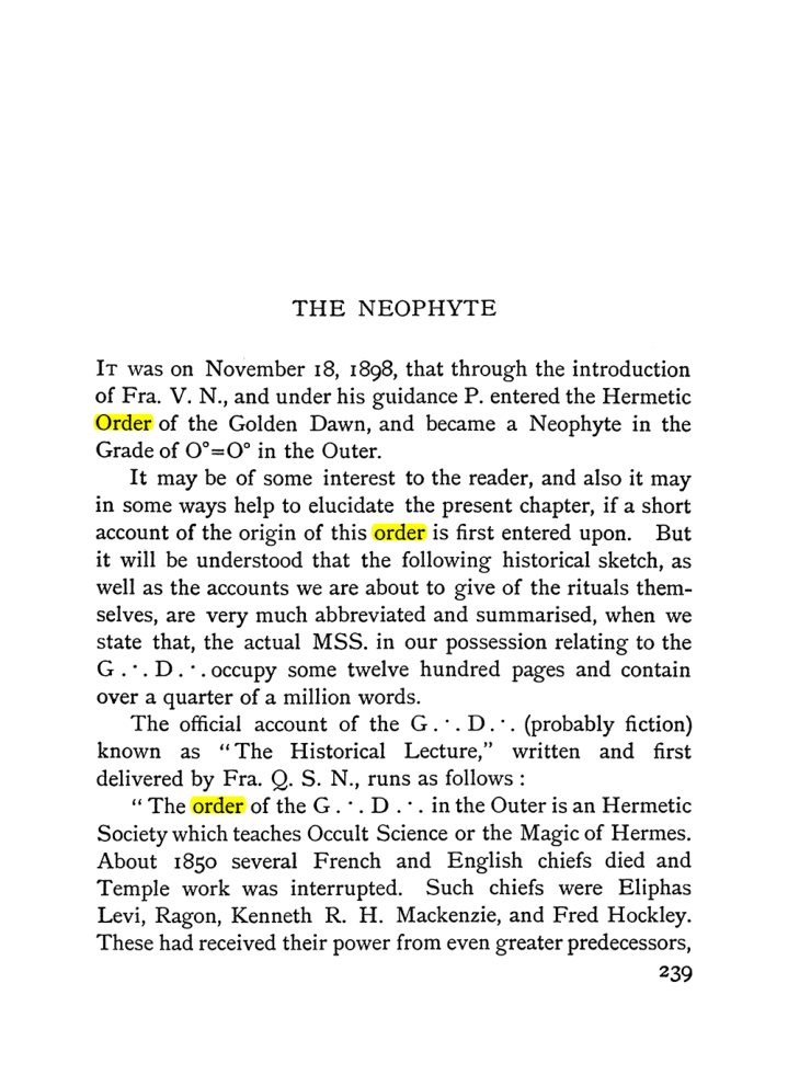 Original scan of The Equinox (Volume I, Number II), PDF page 247