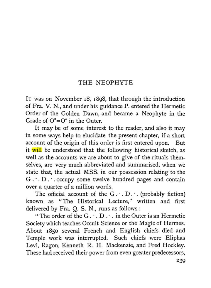 Original scan of The Equinox (Volume I, Number II), PDF page 247