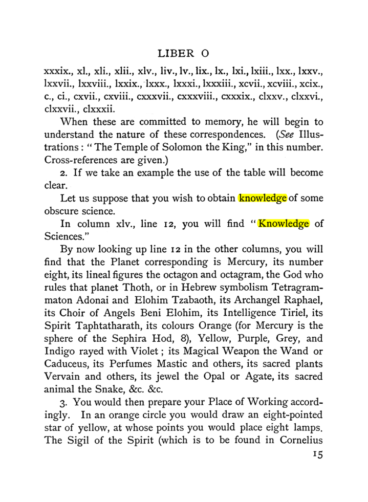 Original scan of The Equinox (Volume I, Number II), PDF page 25