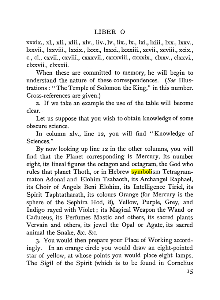Original scan of The Equinox (Volume I, Number II), PDF page 25