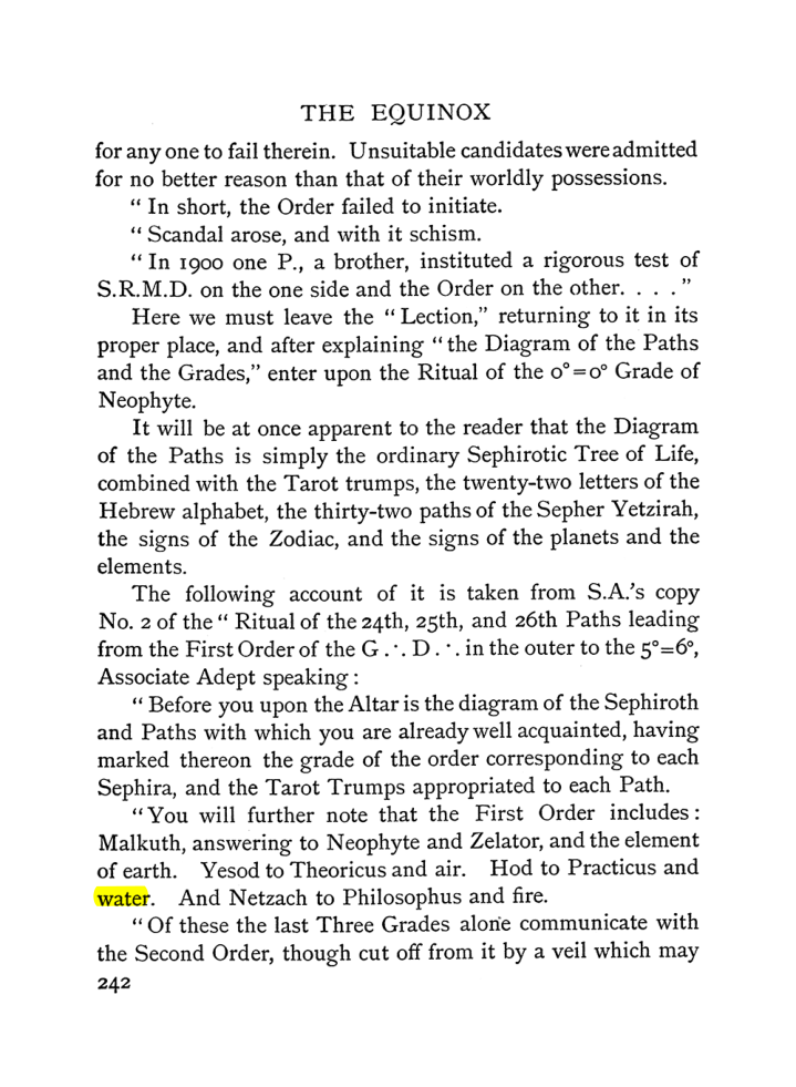 Original scan of The Equinox (Volume I, Number II), PDF page 250