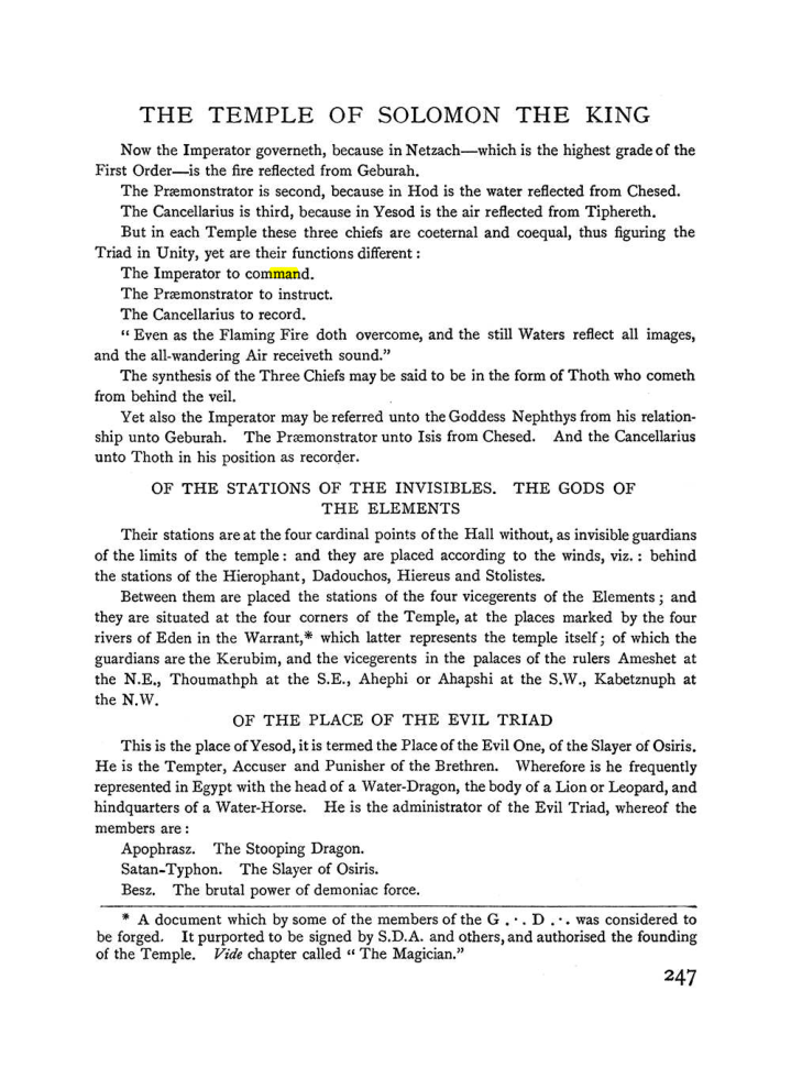 Original scan of The Equinox (Volume I, Number II), PDF page 255