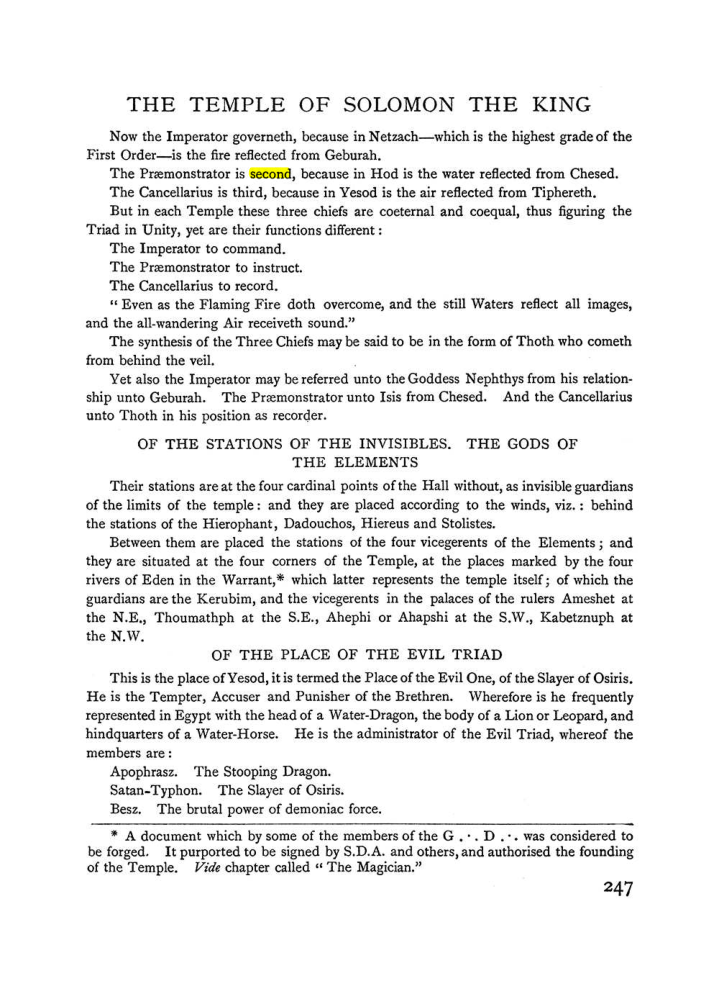 Original scan of The Equinox (Volume I, Number II), PDF page 255
