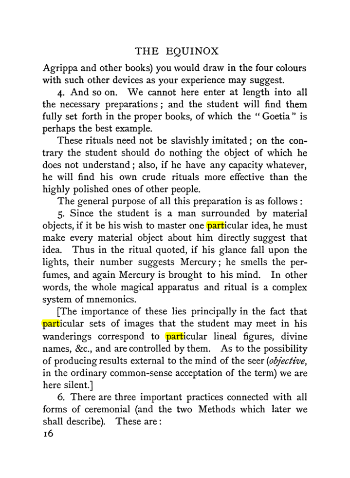 Original scan of The Equinox (Volume I, Number II), PDF page 26