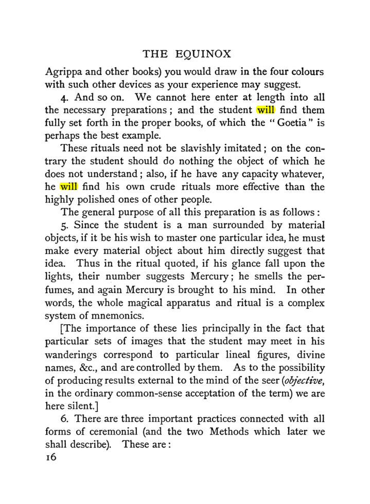 Original scan of The Equinox (Volume I, Number II), PDF page 26