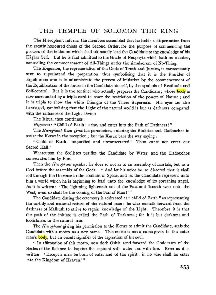 Original scan of The Equinox (Volume I, Number II), PDF page 261