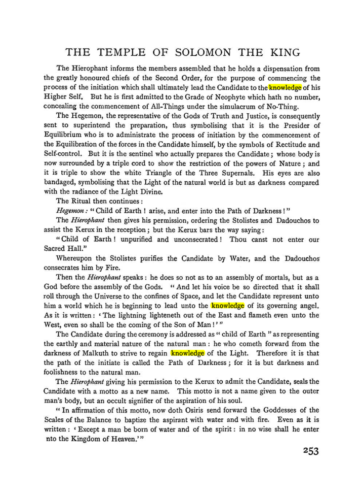Original scan of The Equinox (Volume I, Number II), PDF page 261