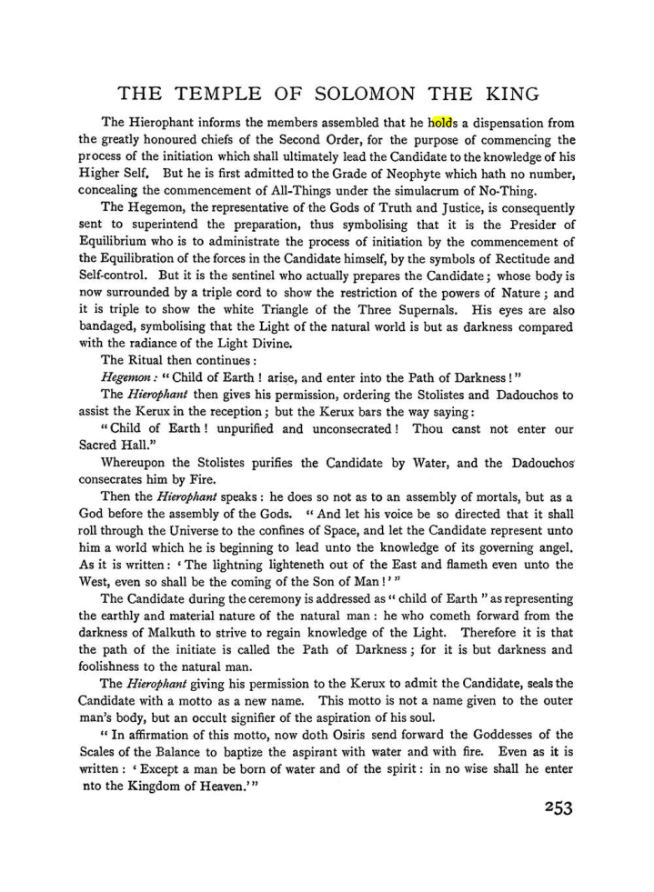Original scan of The Equinox (Volume I, Number II), PDF page 261
