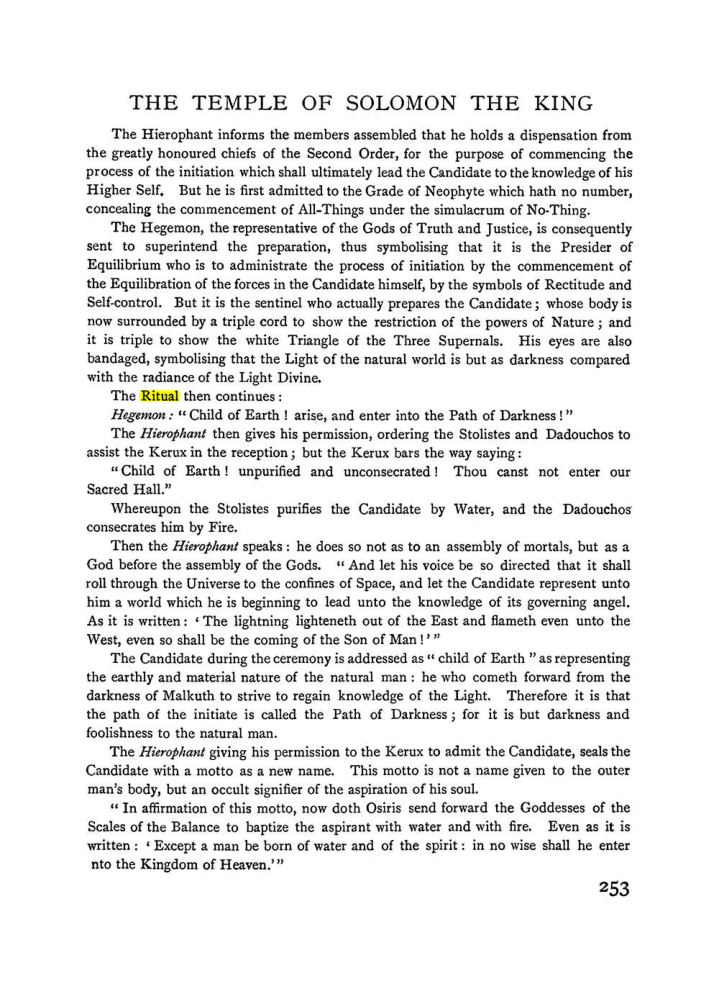 Original scan of The Equinox (Volume I, Number II), PDF page 261