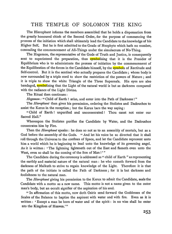 Original scan of The Equinox (Volume I, Number II), PDF page 261