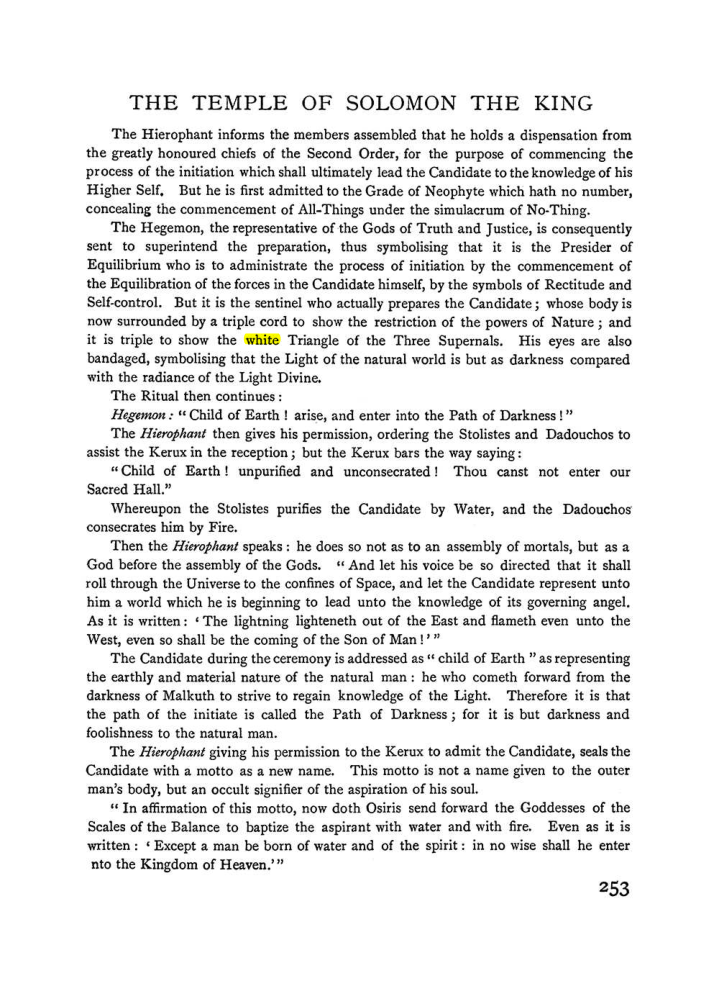 Original scan of The Equinox (Volume I, Number II), PDF page 261