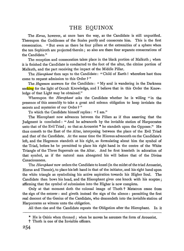 Original scan of The Equinox (Volume I, Number II), PDF page 262