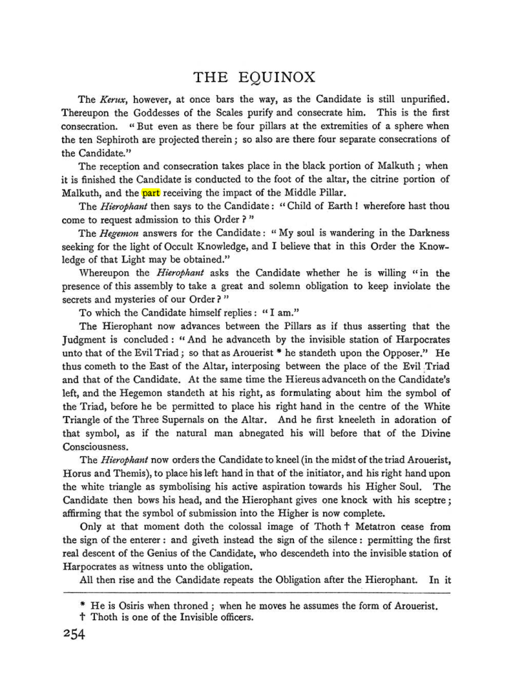 Original scan of The Equinox (Volume I, Number II), PDF page 262