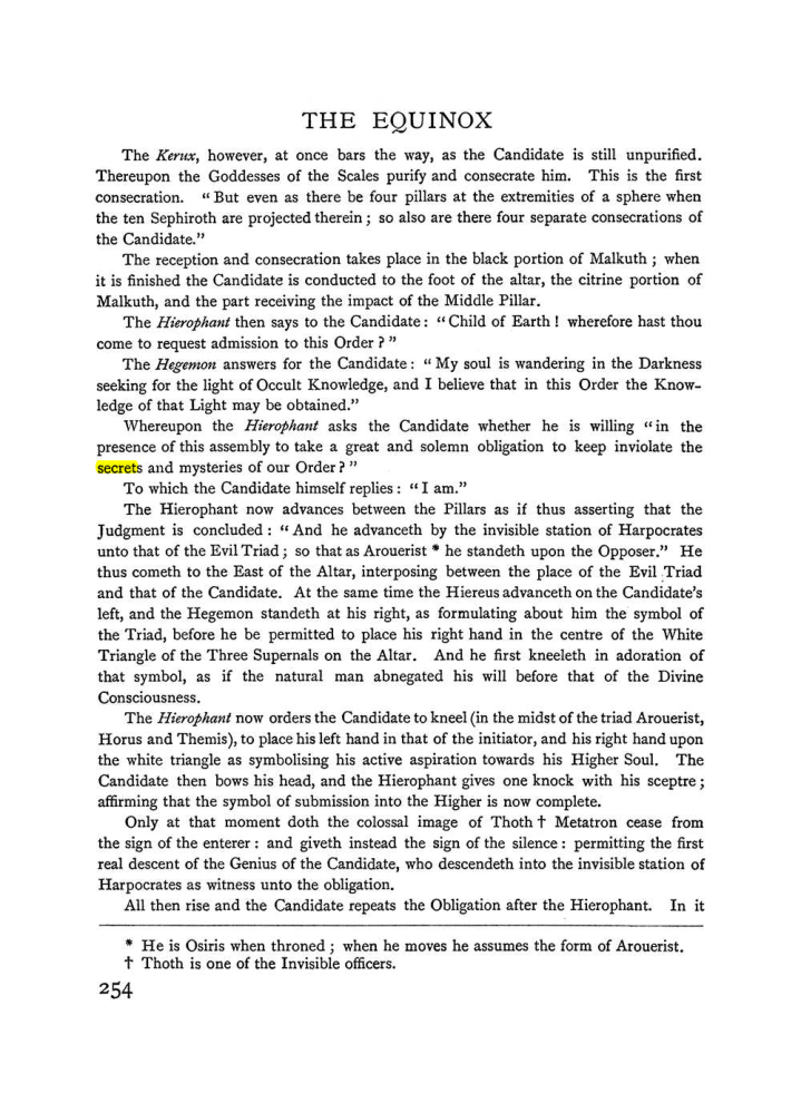 Original scan of The Equinox (Volume I, Number II), PDF page 262
