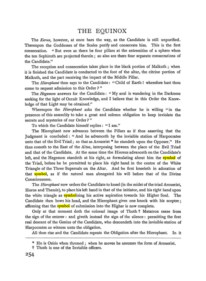 Original scan of The Equinox (Volume I, Number II), PDF page 262