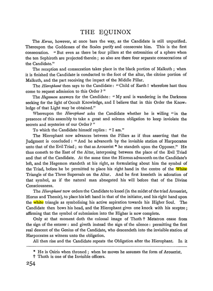Original scan of The Equinox (Volume I, Number II), PDF page 262