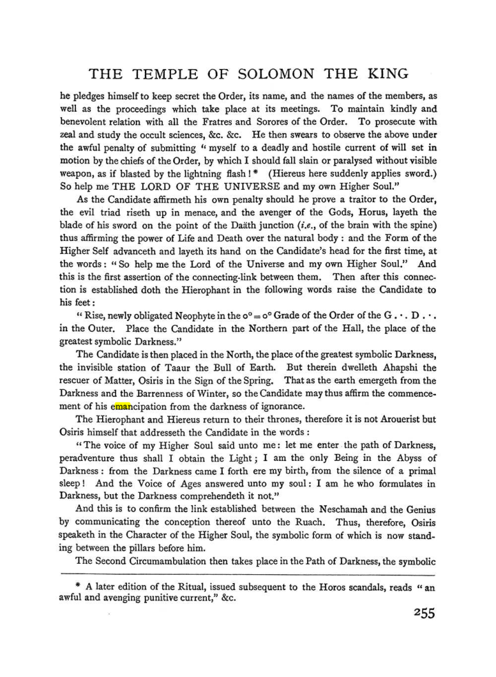 Original scan of The Equinox (Volume I, Number II), PDF page 263
