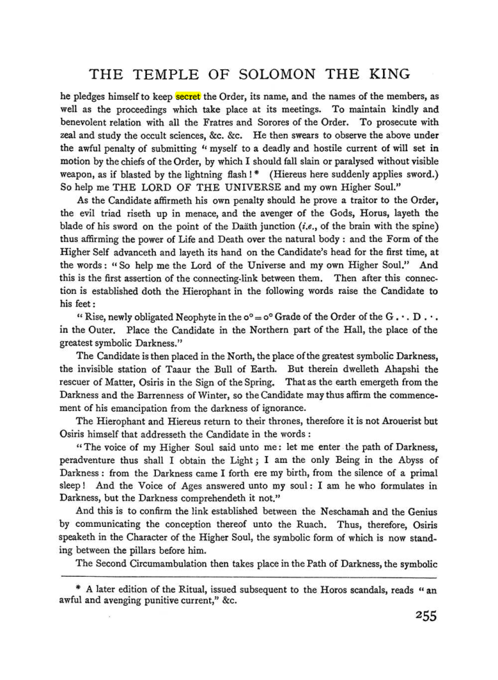 Original scan of The Equinox (Volume I, Number II), PDF page 263