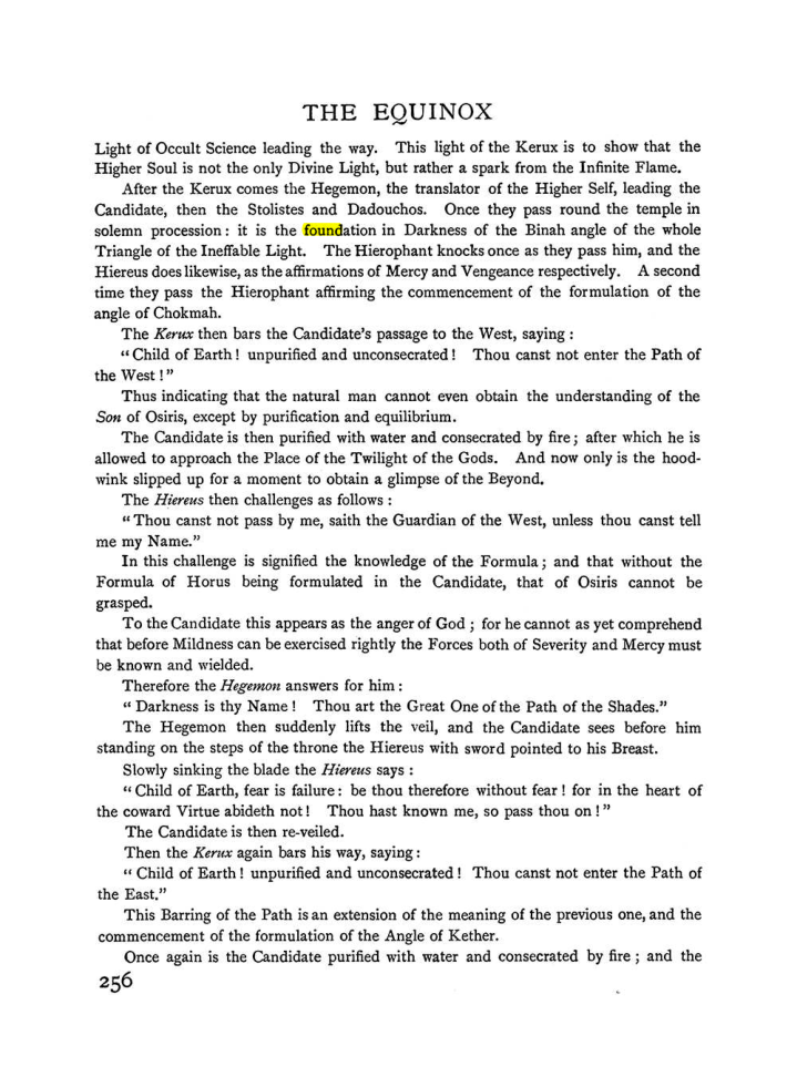 Original scan of The Equinox (Volume I, Number II), PDF page 264