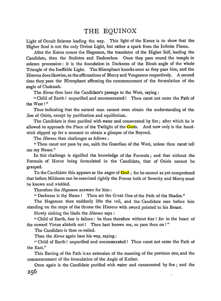 Original scan of The Equinox (Volume I, Number II), PDF page 264