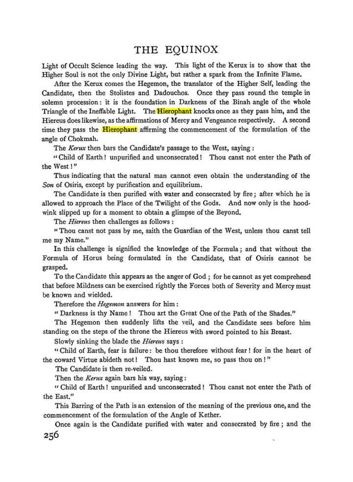 Original scan of The Equinox (Volume I, Number II), PDF page 264