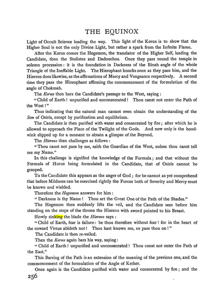Original scan of The Equinox (Volume I, Number II), PDF page 264