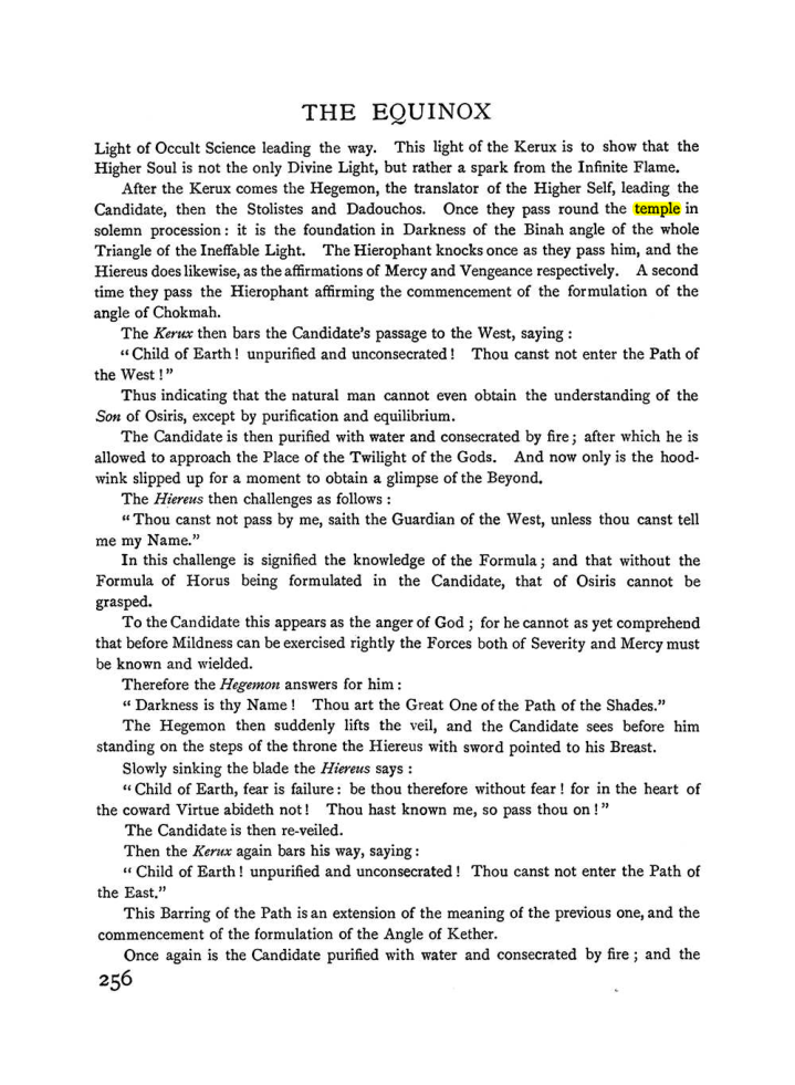 Original scan of The Equinox (Volume I, Number II), PDF page 264