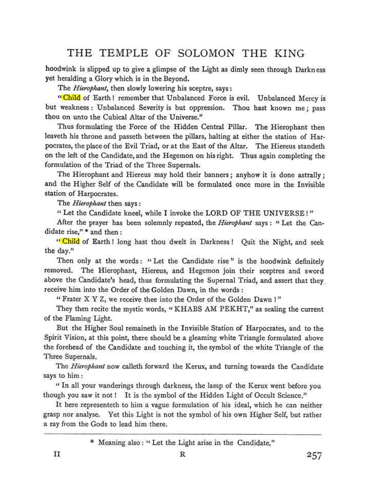 Original scan of The Equinox (Volume I, Number II), PDF page 265