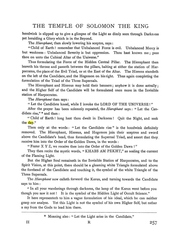 Original scan of The Equinox (Volume I, Number II), PDF page 265