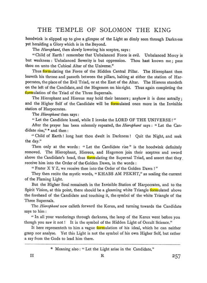Original scan of The Equinox (Volume I, Number II), PDF page 265