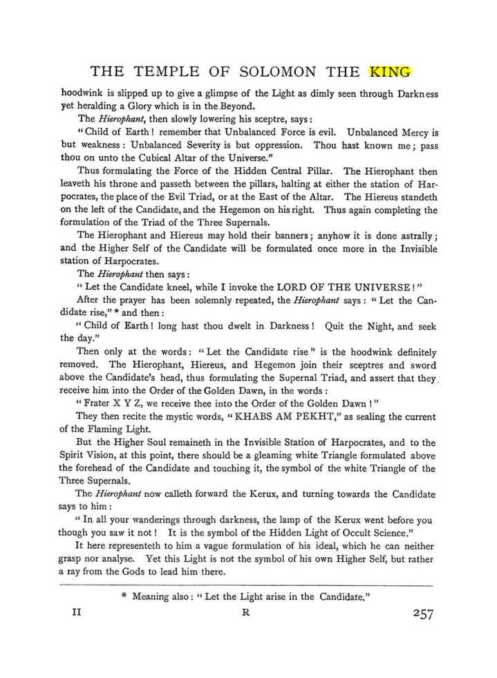 Original scan of The Equinox (Volume I, Number II), PDF page 265