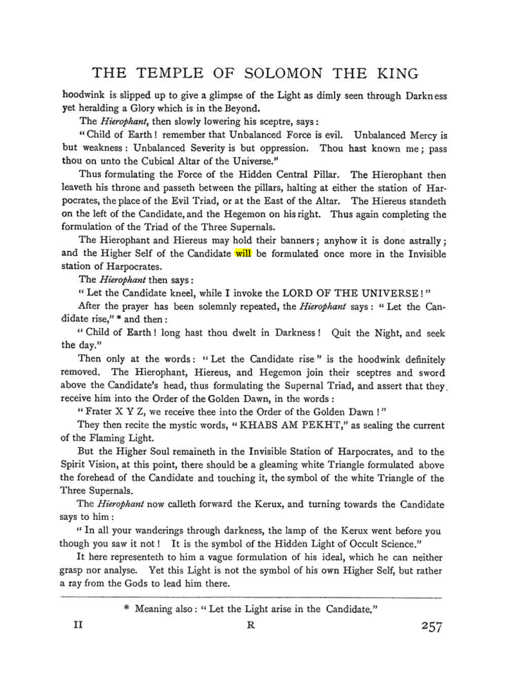 Original scan of The Equinox (Volume I, Number II), PDF page 265