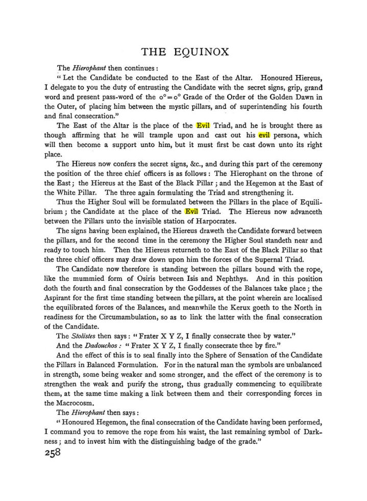 Original scan of The Equinox (Volume I, Number II), PDF page 266