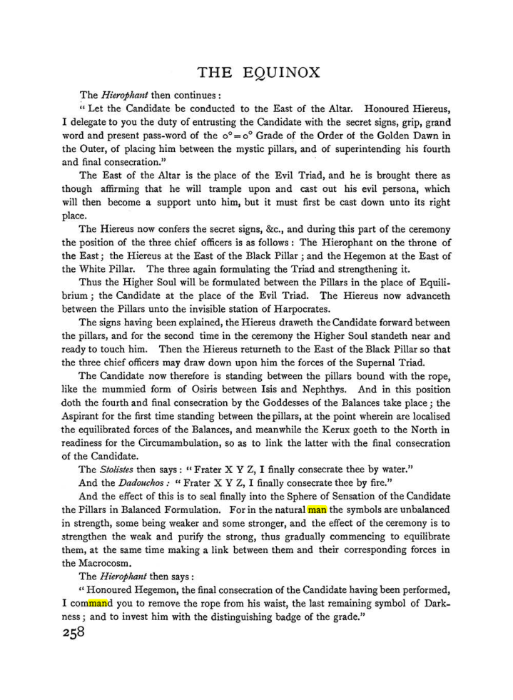 Original scan of The Equinox (Volume I, Number II), PDF page 266