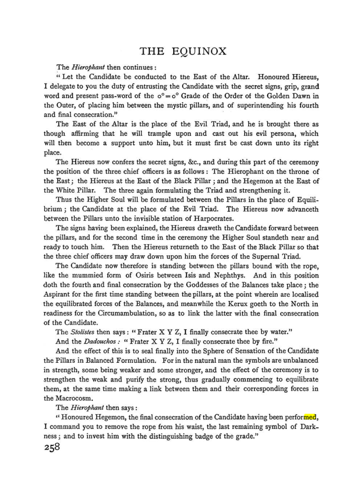 Original scan of The Equinox (Volume I, Number II), PDF page 266