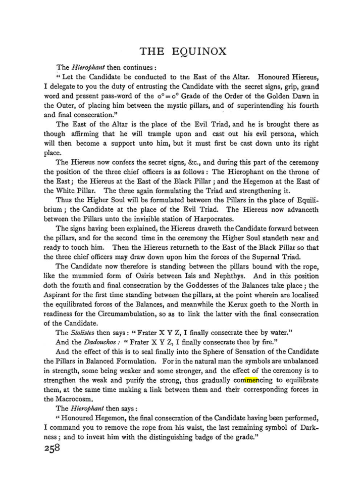 Original scan of The Equinox (Volume I, Number II), PDF page 266