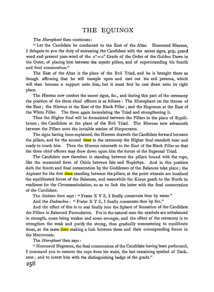 Original scan of The Equinox (Volume I, Number II), PDF page 266