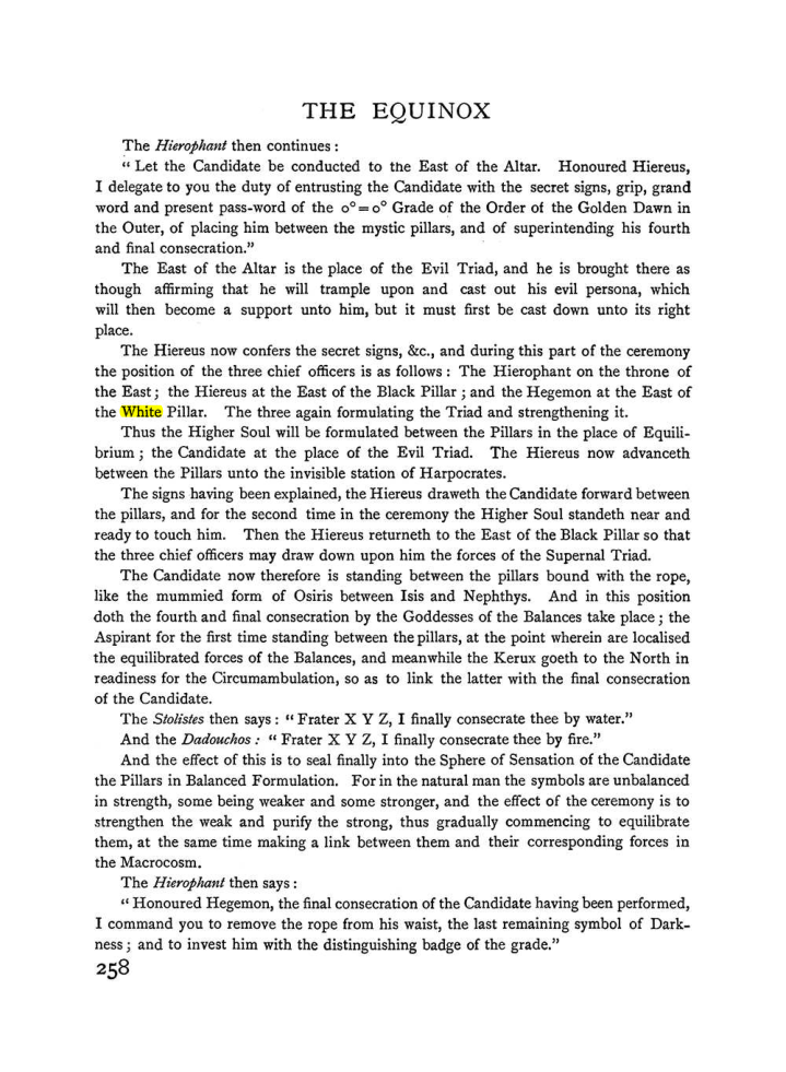 Original scan of The Equinox (Volume I, Number II), PDF page 266