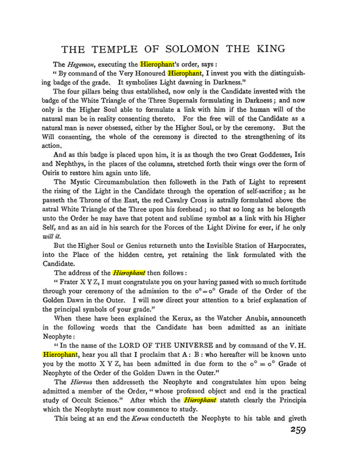 Original scan of The Equinox (Volume I, Number II), PDF page 267