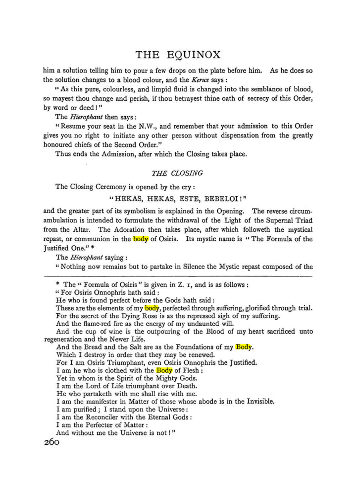 Original scan of The Equinox (Volume I, Number II), PDF page 268
