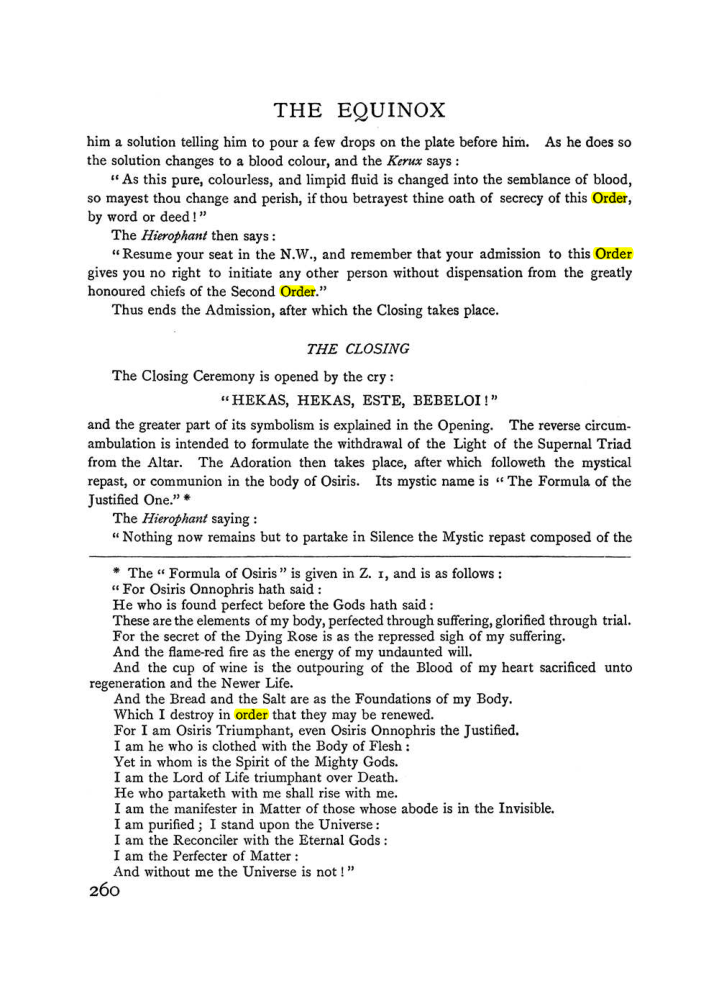 Original scan of The Equinox (Volume I, Number II), PDF page 268