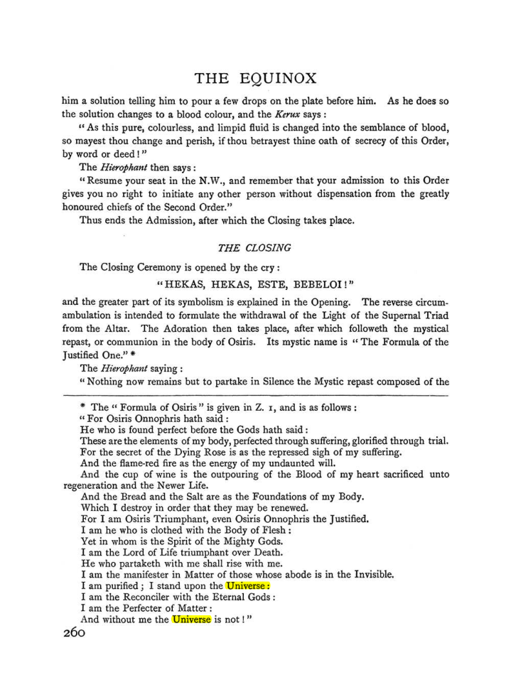 Original scan of The Equinox (Volume I, Number II), PDF page 268